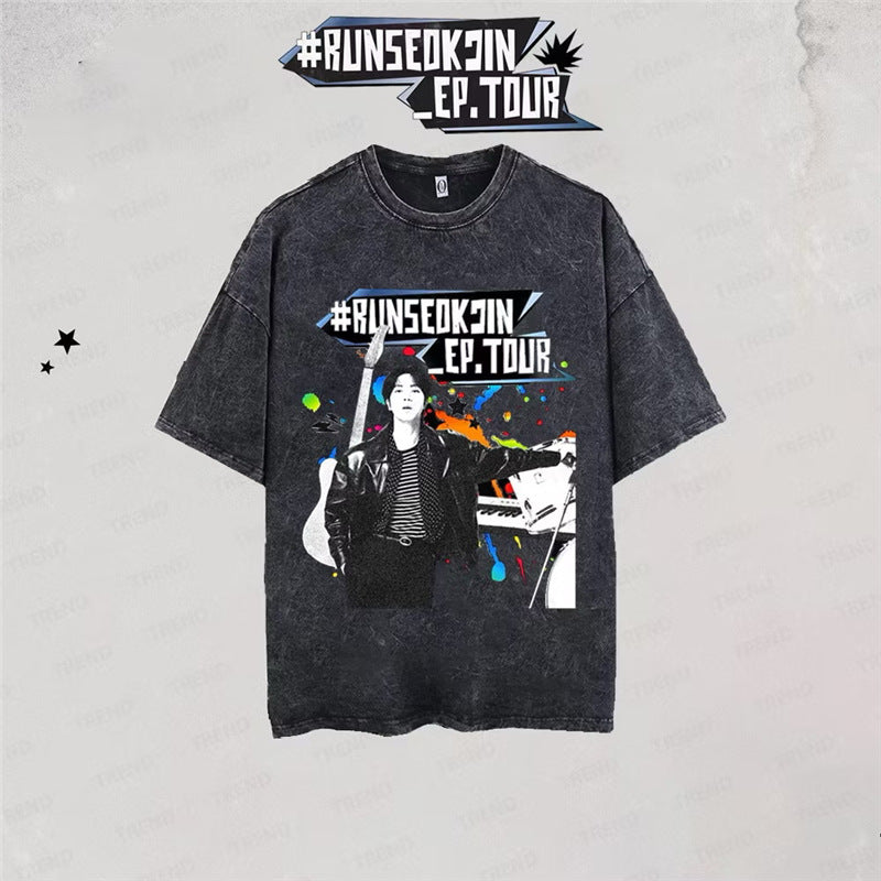 JIN Run Seokjin Ep Tour 2025 Vintage Shirt