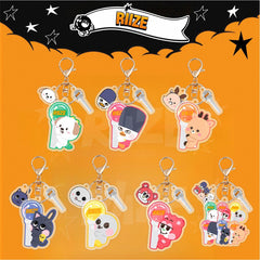 KPOP Boy Group Cartoon Acrylic Keychain Bag Pendant