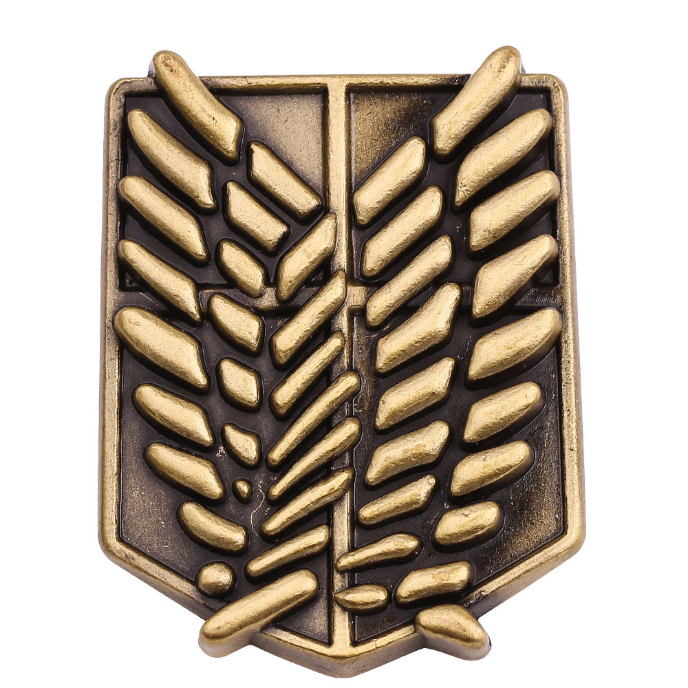Anime Metal Brooch Badge