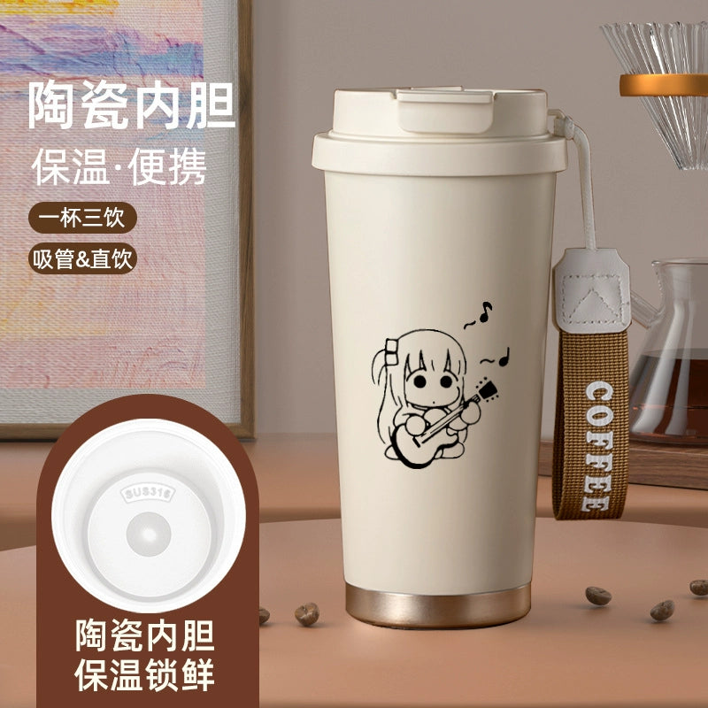Anime Logo Coffee Thermos Cup