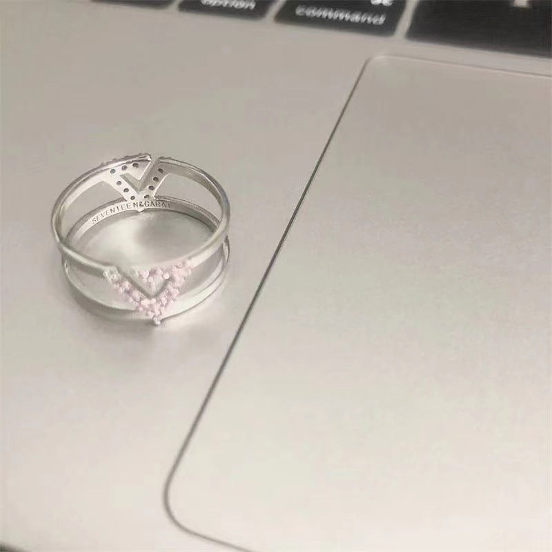 Kpop Logo Letter Ring