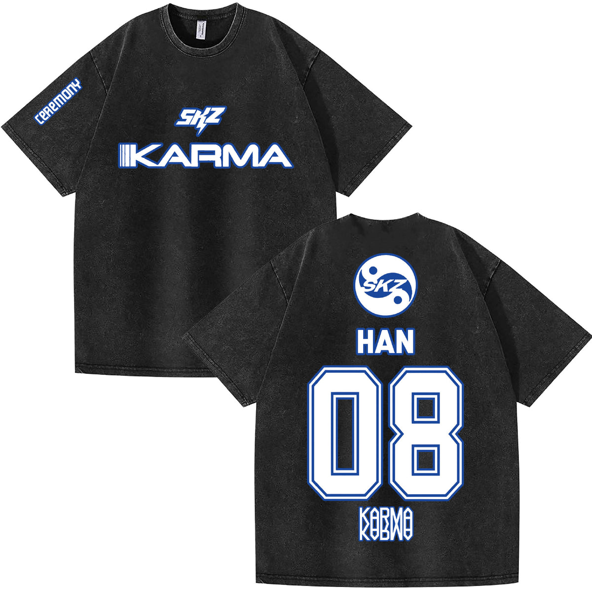 KPOP KARMA 2025 Washed T-shirt