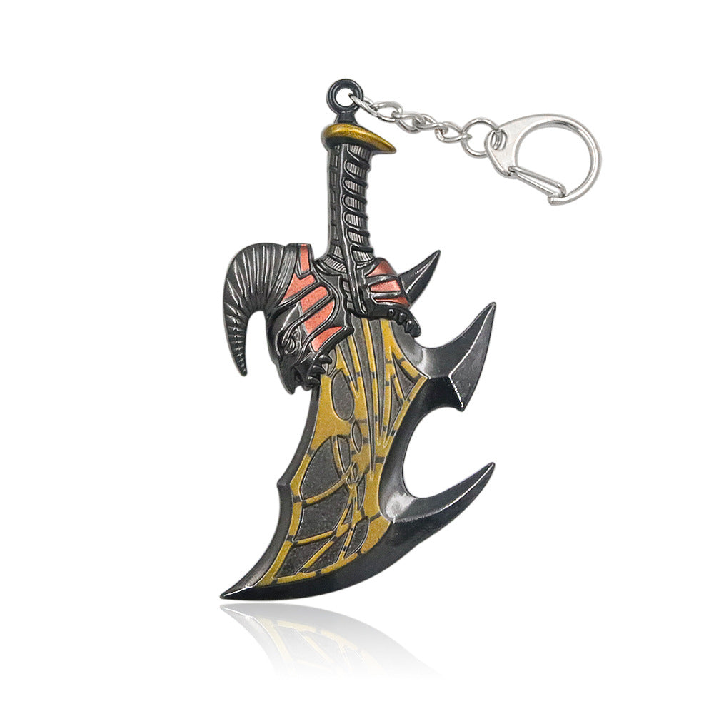 Game Blade Hammer Model Keychain