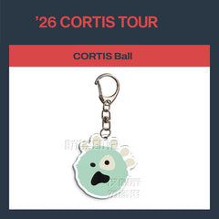 CORTIS Ball Acrylic Flat Pendant Keychain