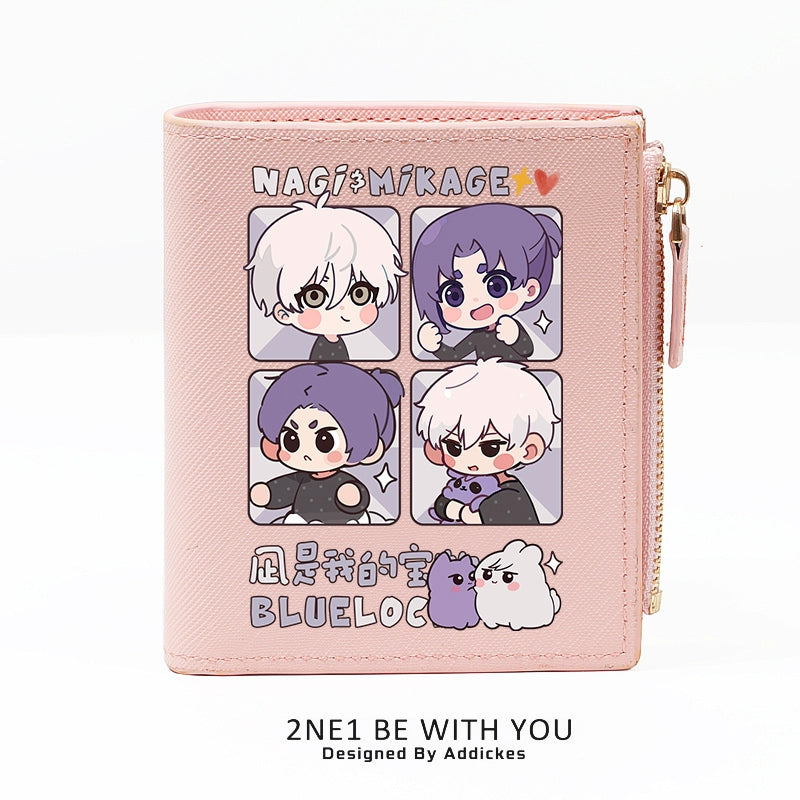 Manga Anime PU Zipper Wallet