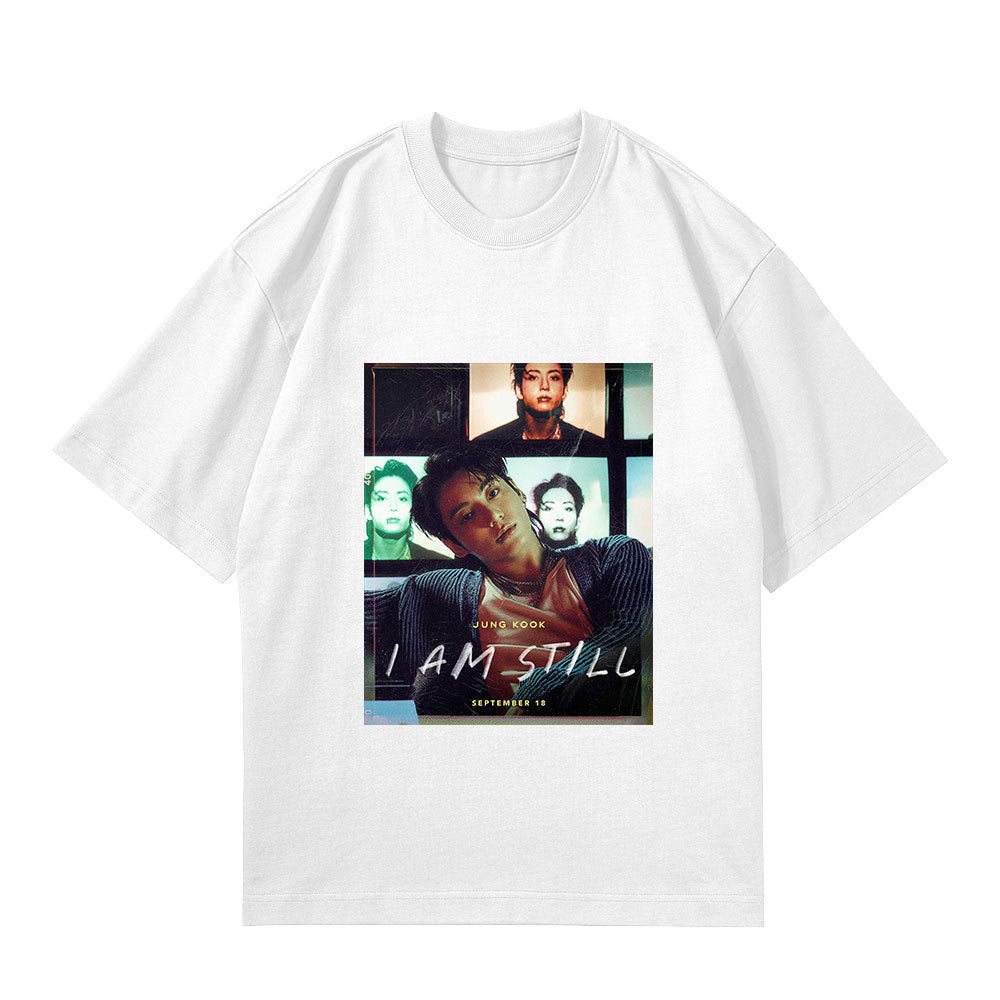 KPOP I AM STILL Poster Printed Loose Top