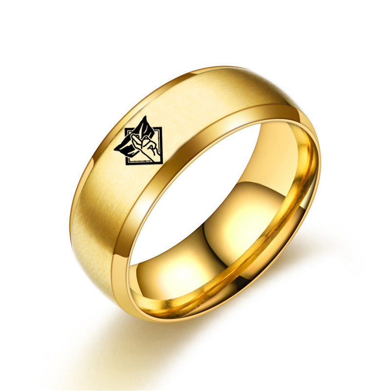 Cool Gojo Anime Stainless Steel Ring