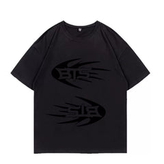 JK BANGTAN Printed Cotton Short Sleeve T-Shirt