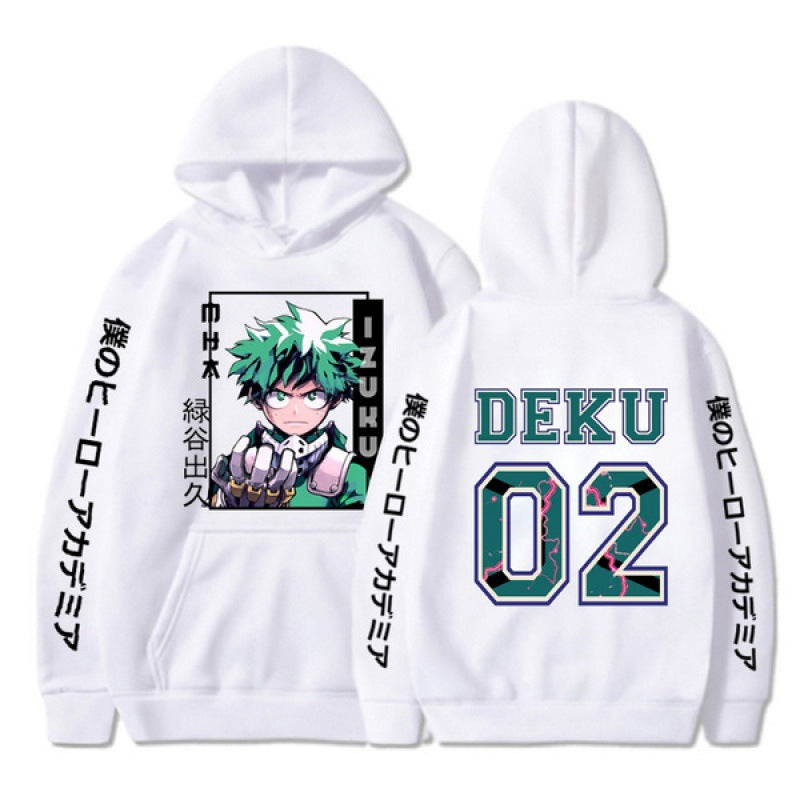 Unisex Anime Deku Printed Casual Hoodie