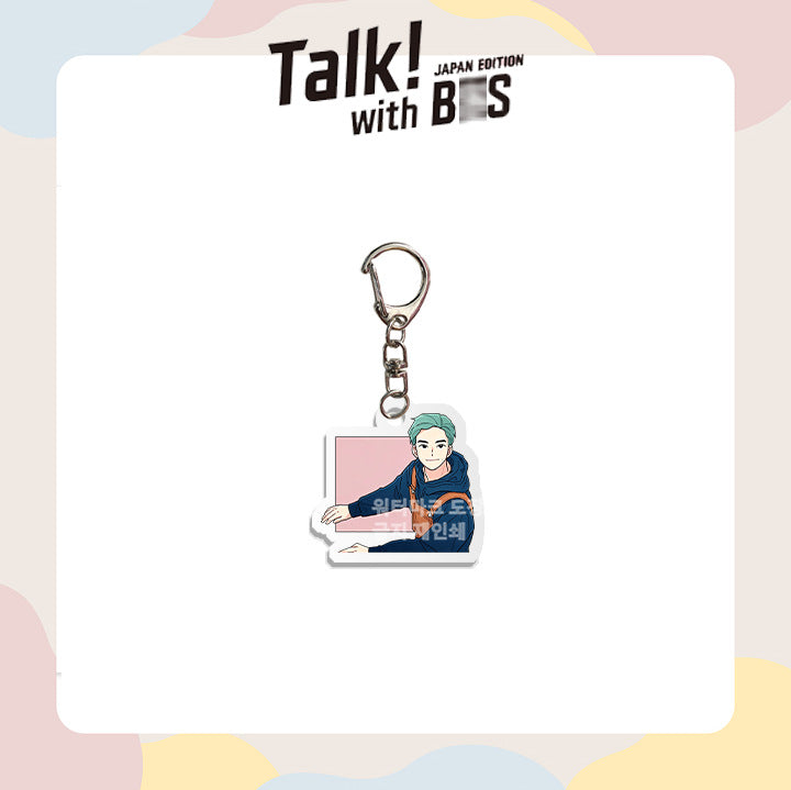 BANGTAN Manga Style Acrylic Keychain