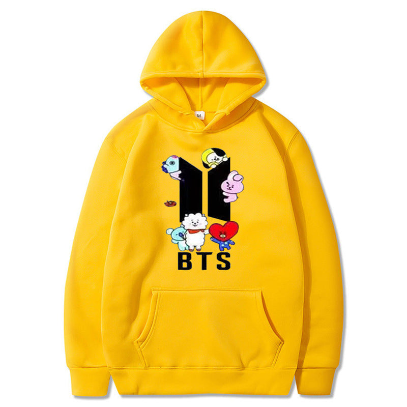 Women's Trendy Kpop Printed Casual Hoodie