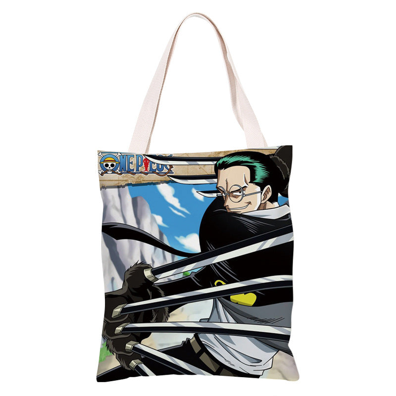 Trendy Anime Canvas Shoulder Bag