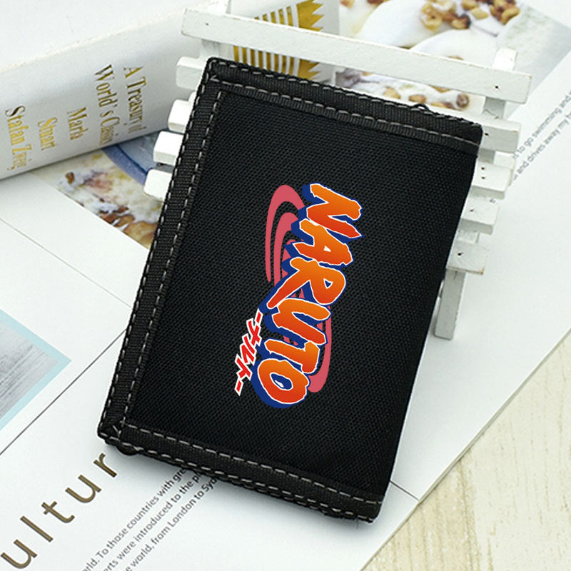 Kakashi Sasuke Anime Logo Wallet