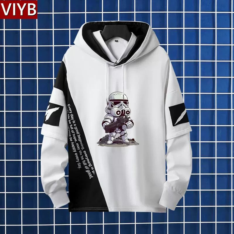 Men's The Mandalorian Print Hooded Jacket