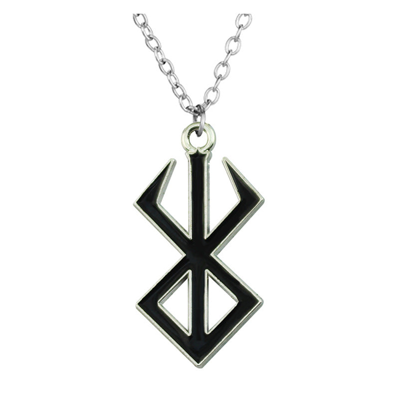 Trendy Anime Stainless Steel Necklace