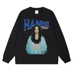 Vintage Hanni Printed Crew Neck T-shirt