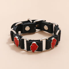 Trendy Men's Anime Cowhide Bracelet