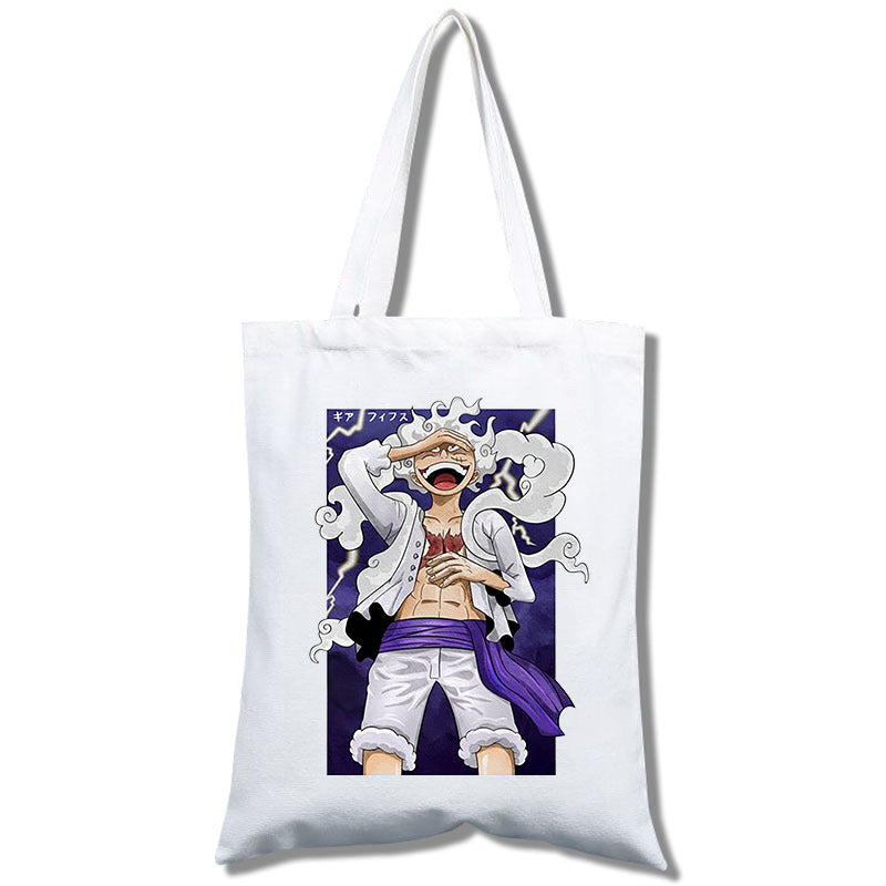 Nika Luffy 5 Gear Printed Canvas Shoulder Bag