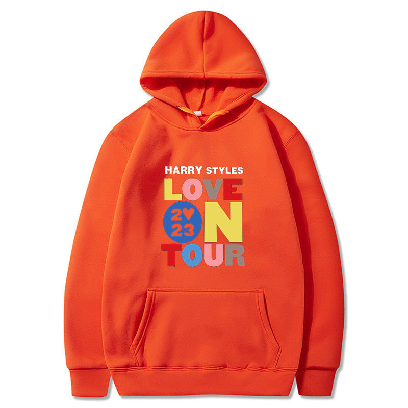 Unisex Love on Tour Casual Pullover Hoodie