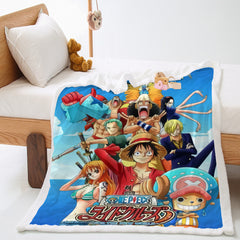 Anime Digital Print Coral velvet Blanket