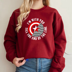 Vintage Bucky Captain Women's Loose Sweatshirt