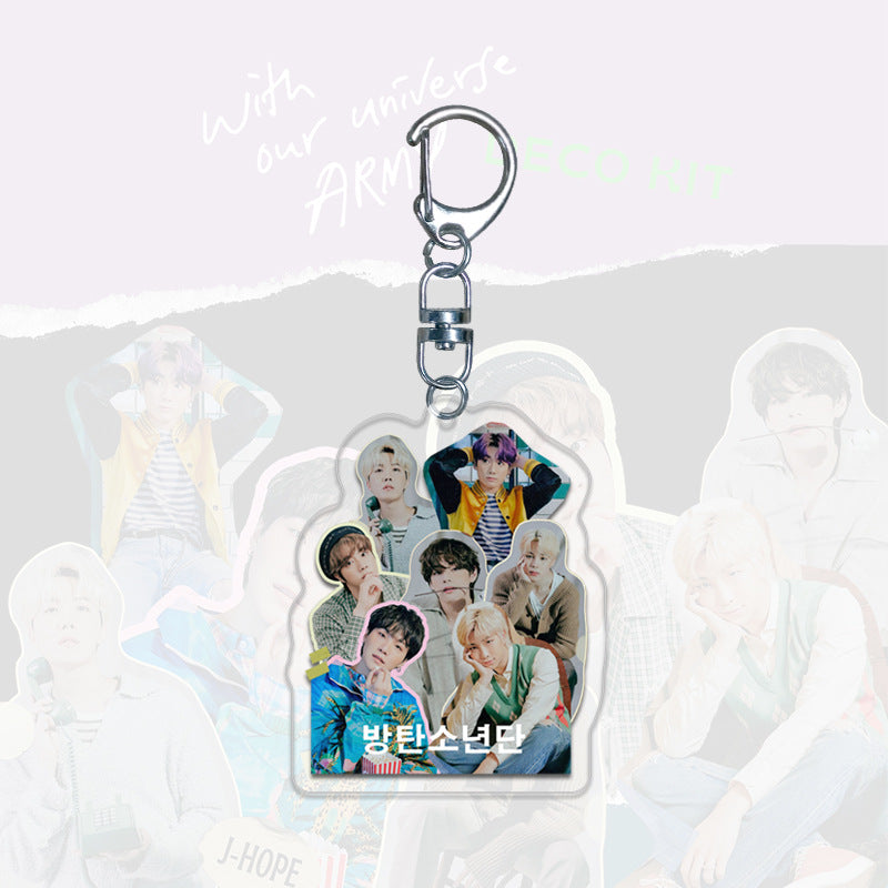 JIN SUGA JIMIN JK Acrylic Keychain Pendant
