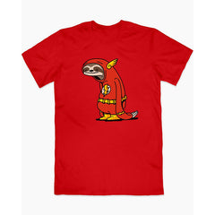 Unisex Cartoon Flash Sloth Print Loose T-shirt