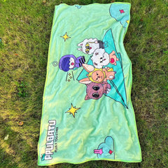 KPOP Cartoon Bath Towel 140x70cm