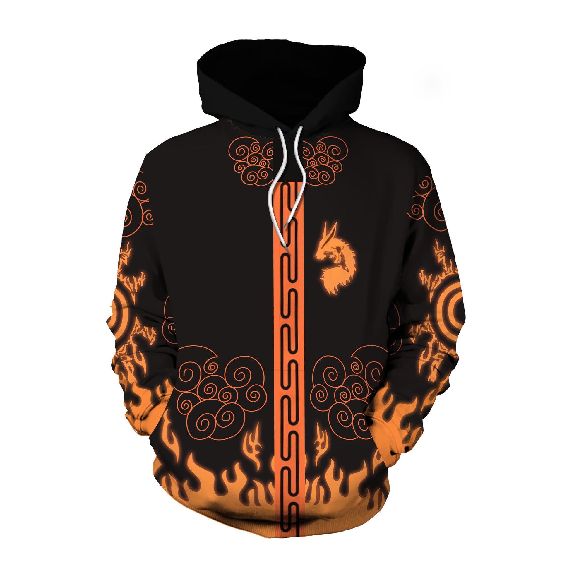 Trendy Anime 3D Printed Cosplay Pullover Hoodie