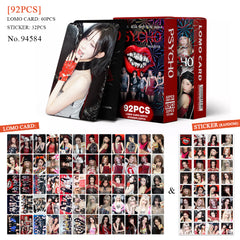 92PCS BM PSYCHO Photocard Sticker