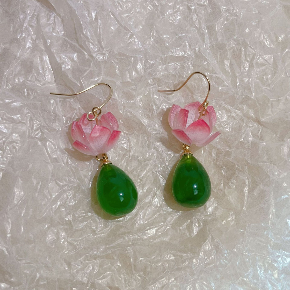 Lotus Earrings Earclips