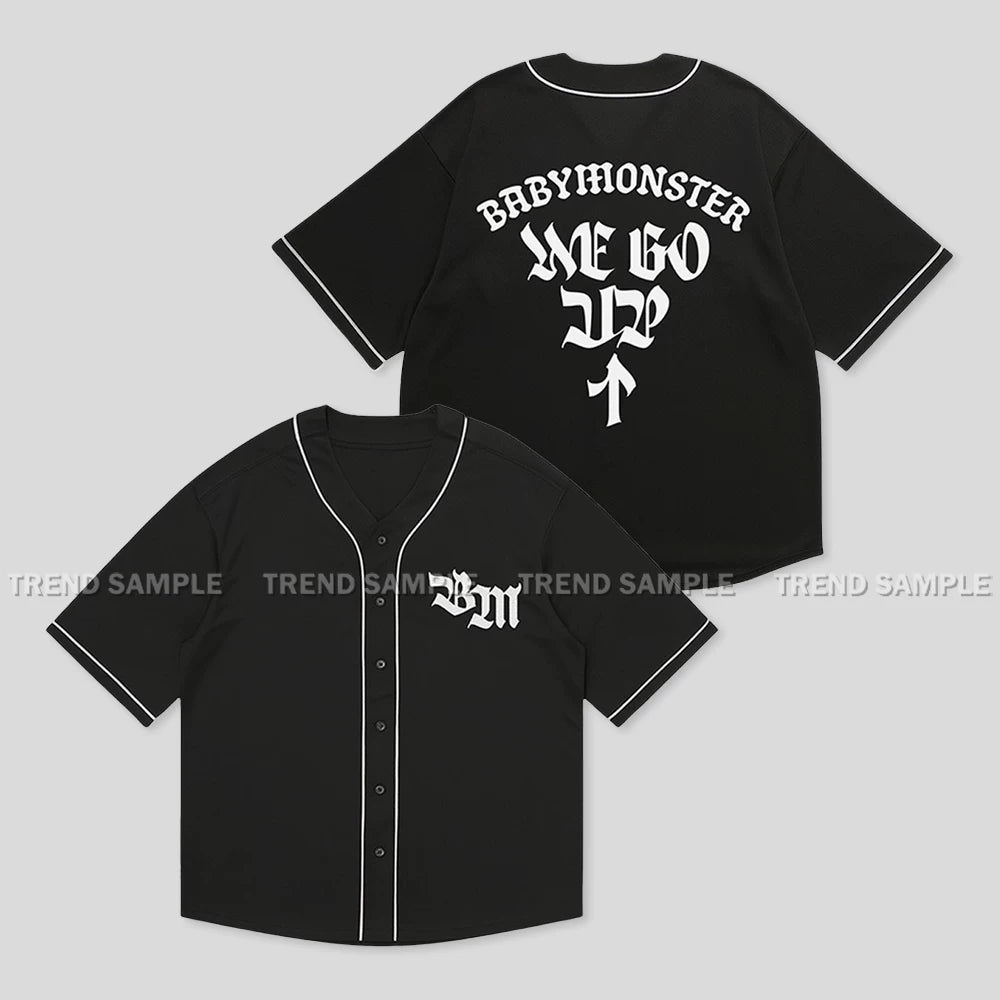 BM WE GO UP Baseball Jersey T-shirt