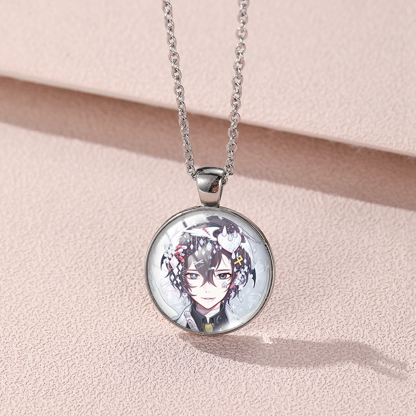 Anime Time Gem Necklace