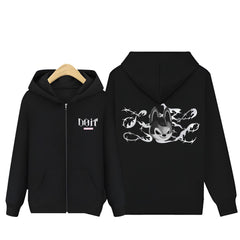 Evil SKZ DO IT Logo Zipper Black Hoodie