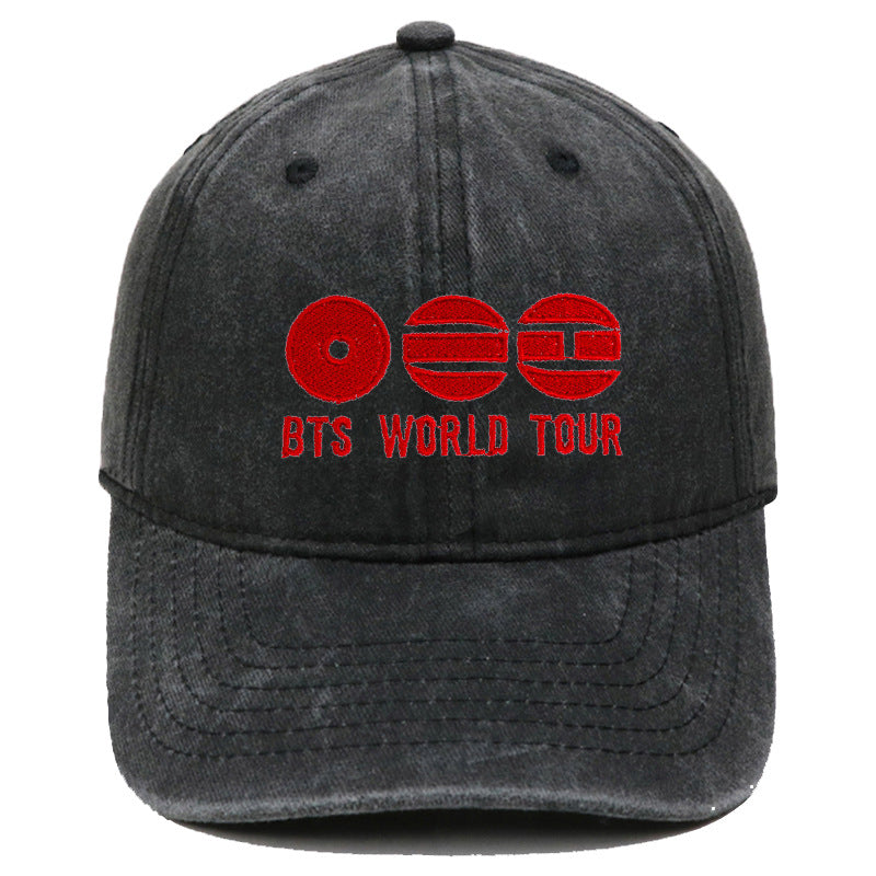 ARIRANG WORLD TOUR Embroidered Washed Baseball Cap