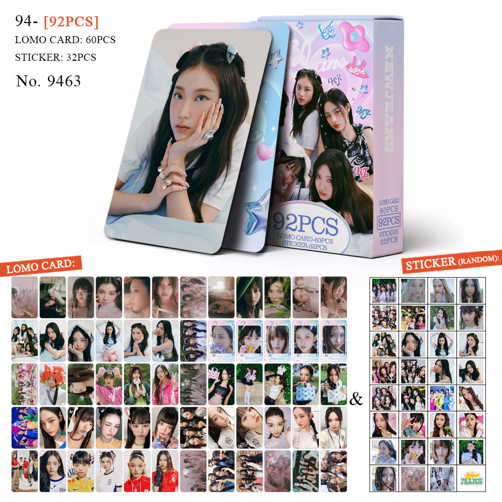 92PCS NJZ Photocard Sticker Collection