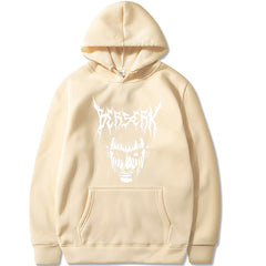 Unisex Anime Guts Printed Loose Hoodie