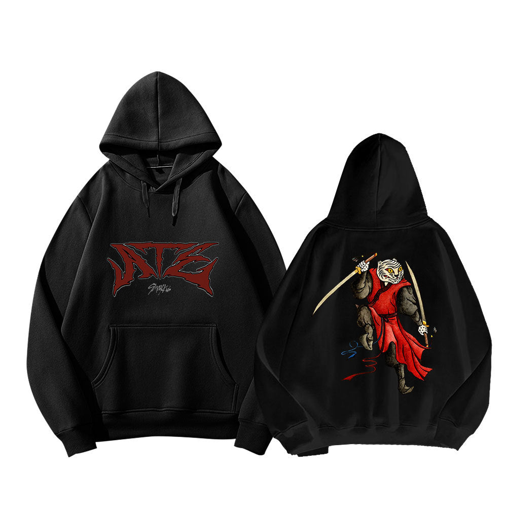 Women's Kpop ATE Logo Printed Hoodie