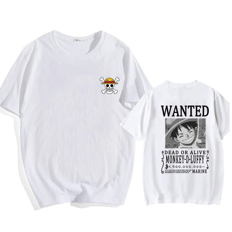 Unisex Wanted Graphic Print Relaxed T-shirt