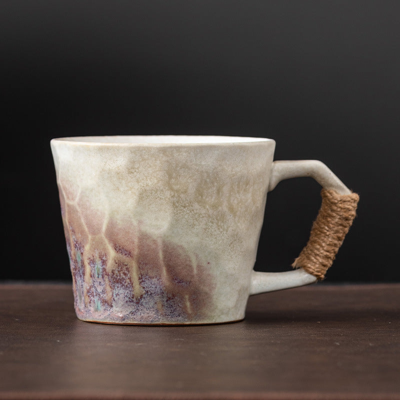 Retro Ceramic Irregular Pottery Mug