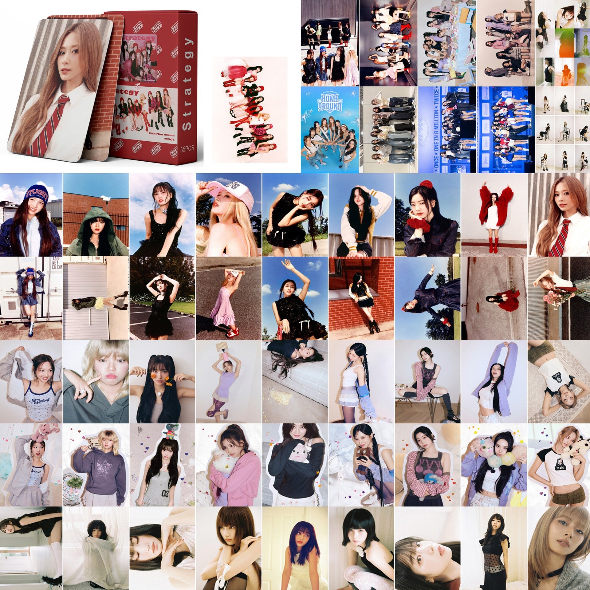 55 Kpop Strategy LOMO Cards