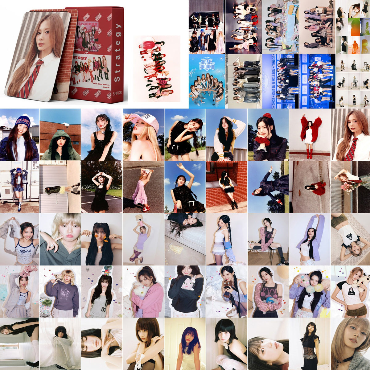 55 Kpop Strategy LOMO Cards