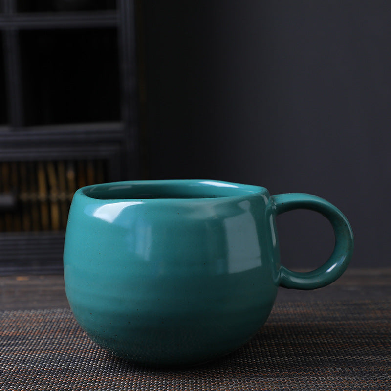Retro Ceramic Irregular Pottery Mug