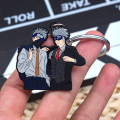 Cool Kakashi Gojo Necklace Keychain Pendant