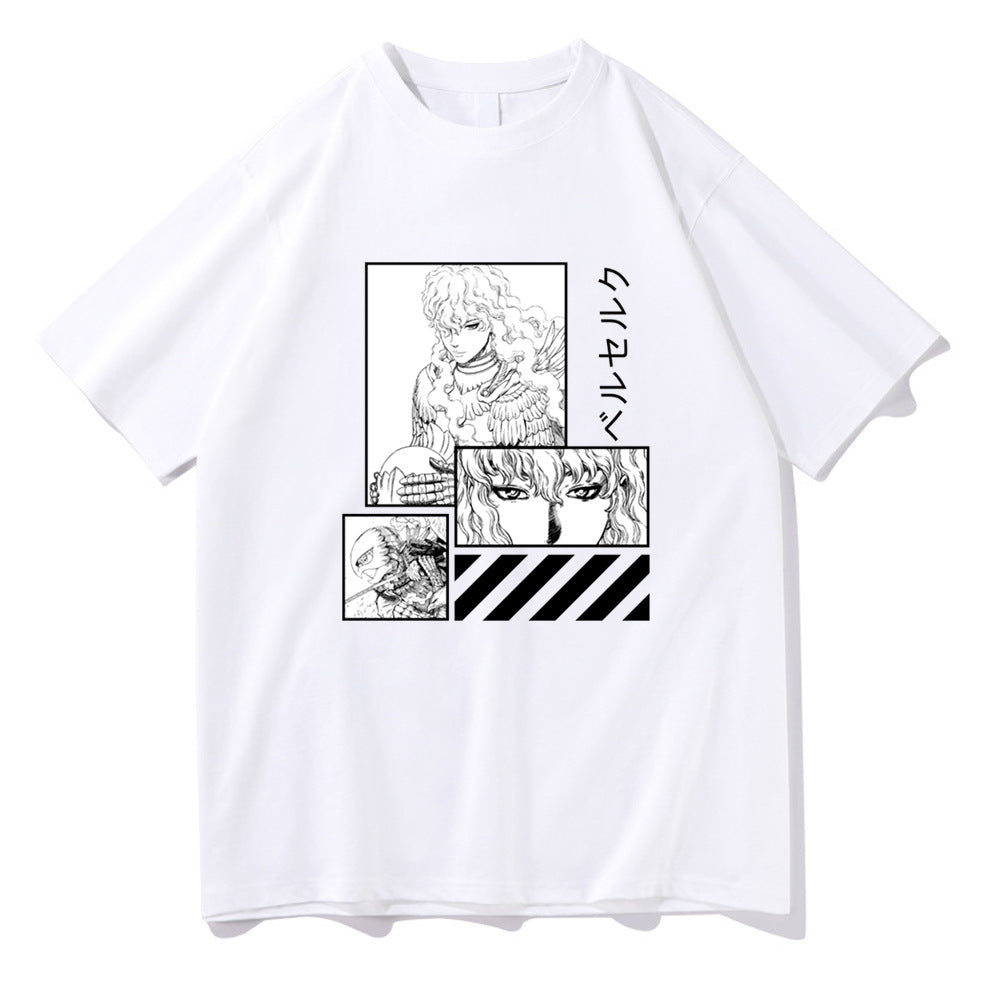 Unisex Anime Loose Short Sleeve T-shirt