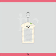 Cartoon PhotoCard Insert Keychain Storage Pendant