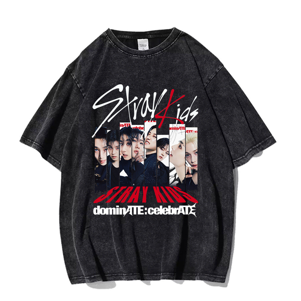 SKZ Domin ATE Poster Washed T-shirt