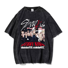 SKZ Domin ATE Poster Washed T-shirt