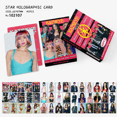45PCS KATSEYE WILD Star Holographic Photocards
