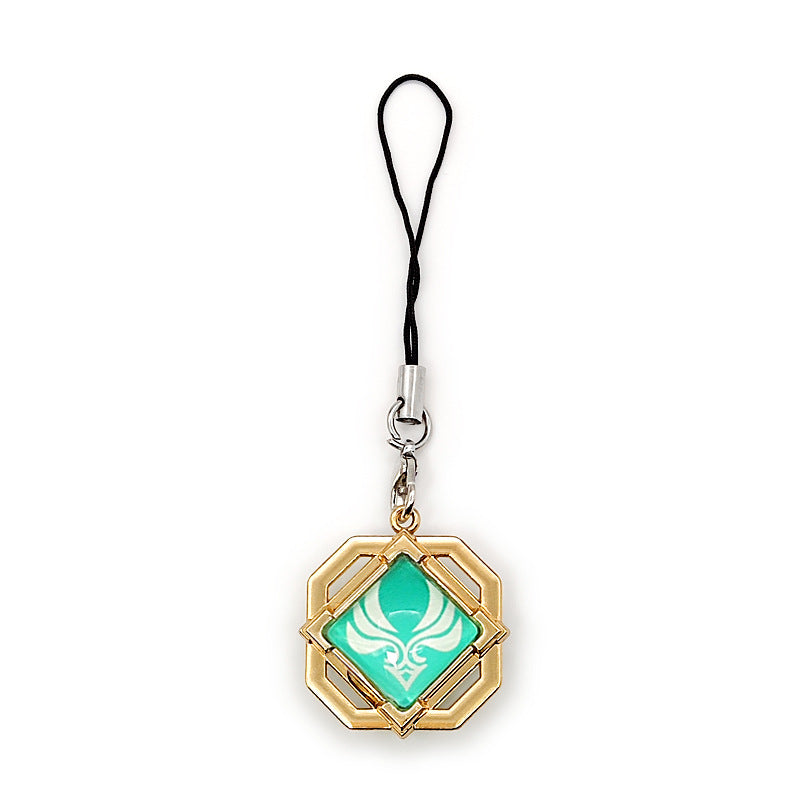 Luminous Game Keychain Lanyard Pendant